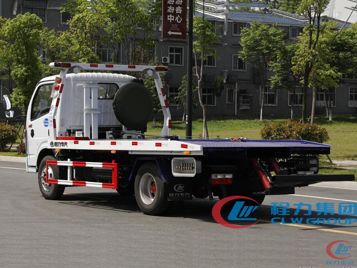 國(guó)六東風(fēng)多利卡D6藍(lán)牌清障車(chē)