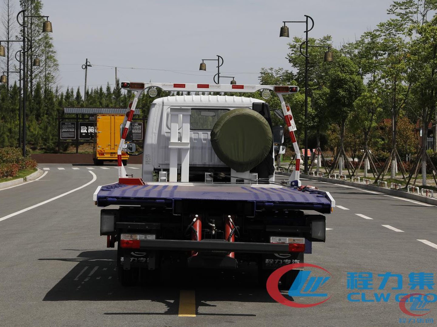 國(guó)六東風(fēng)多利卡D6藍(lán)牌清障車(chē)