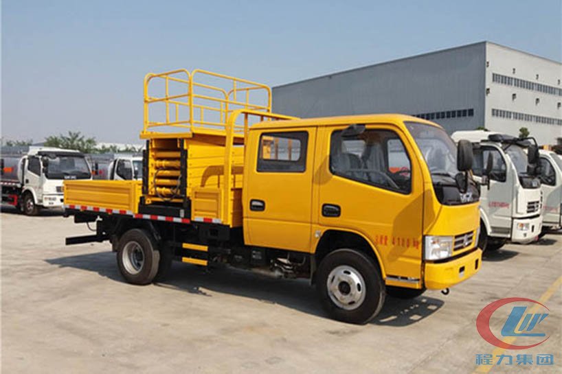 程力東風(fēng)10米升降平臺(tái)高空作業(yè)車高清圖