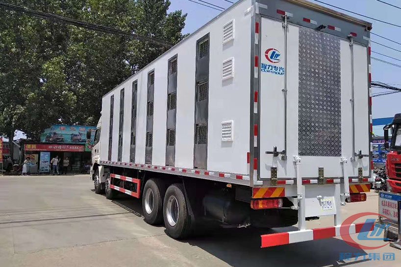 禽運車側(cè)面圖