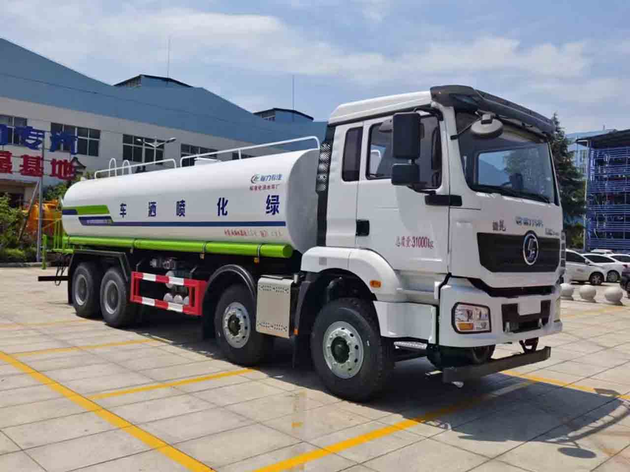 程力集團(tuán)國六陜汽德龍前四后八25噸灑水車